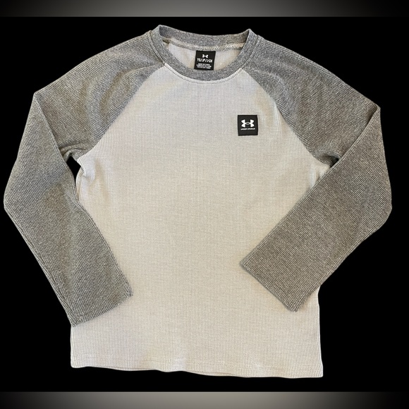 Under Armour Youth Small Gray Long Sleeve - Picture 1 of 6